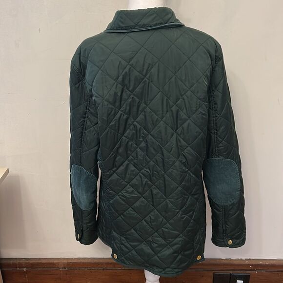 C. Wonder Hunter green quilted lightweight jacket Size XL EUC - Picture 6 of 10